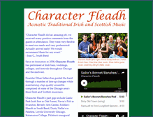 Tablet Screenshot of characterfleadh.com